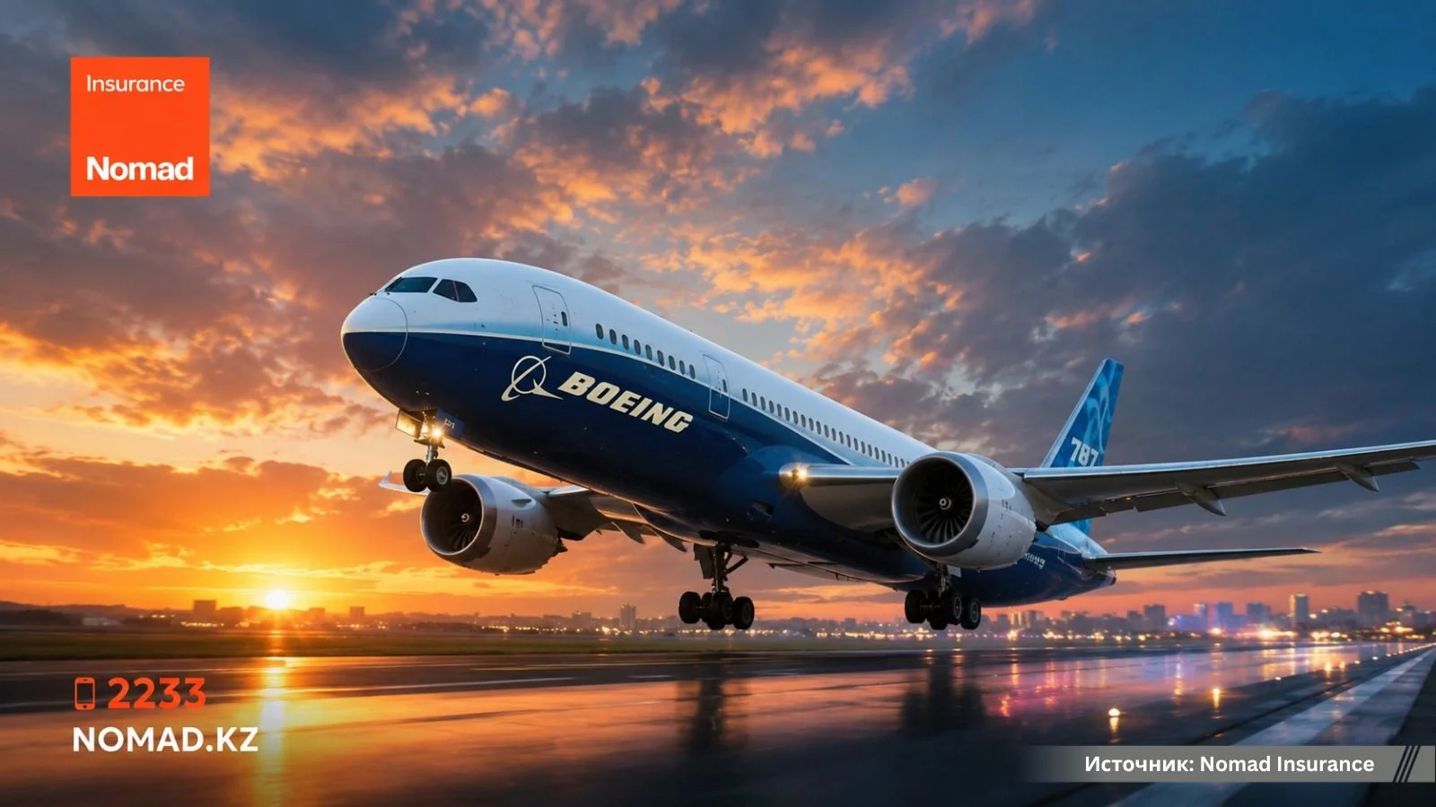 Nomad Insurance принял участие в перестраховании рисков крупнейшего авиастроителя мира The Boeing Company