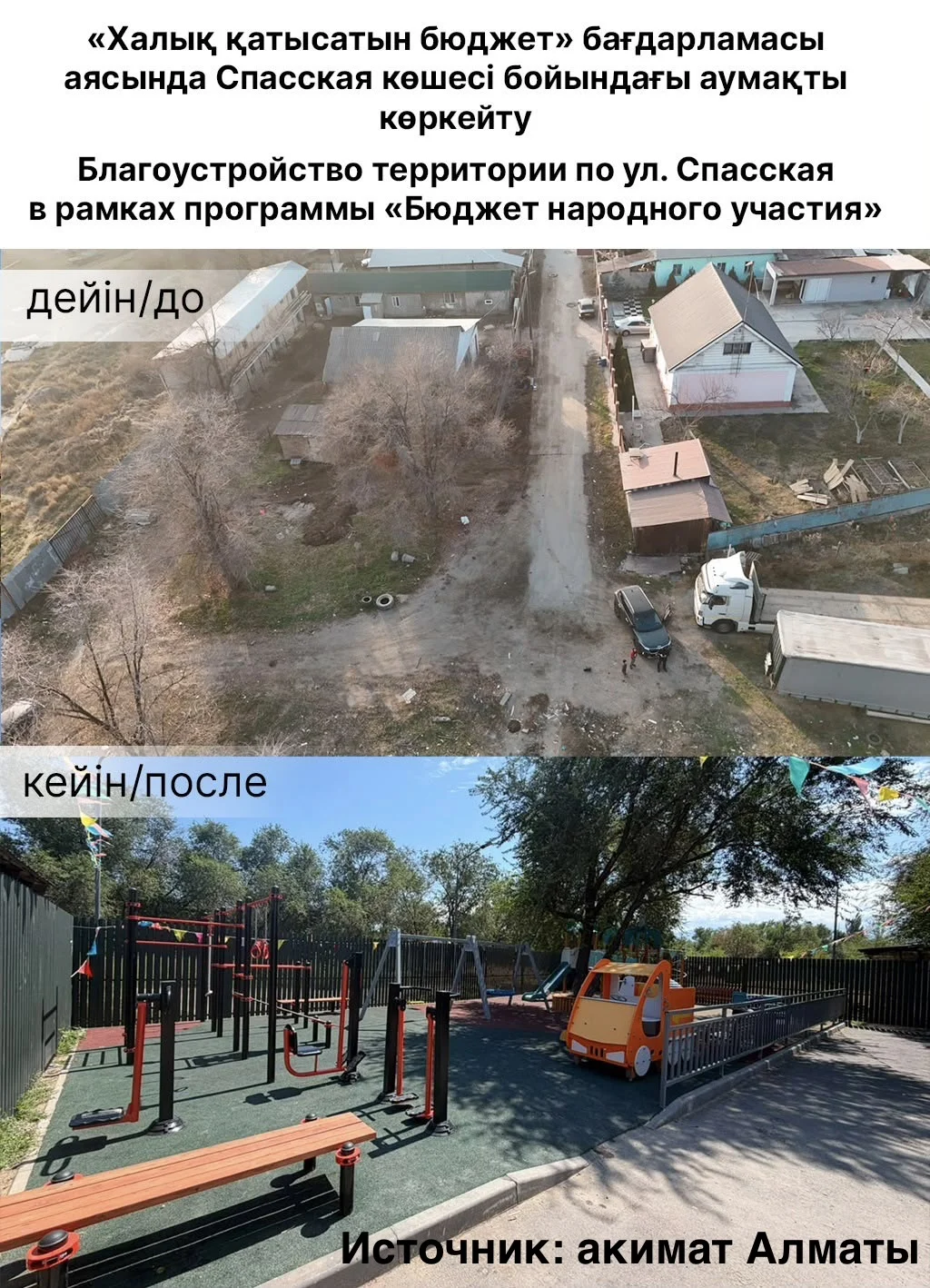 В Алматы появилось новое общественное пространство